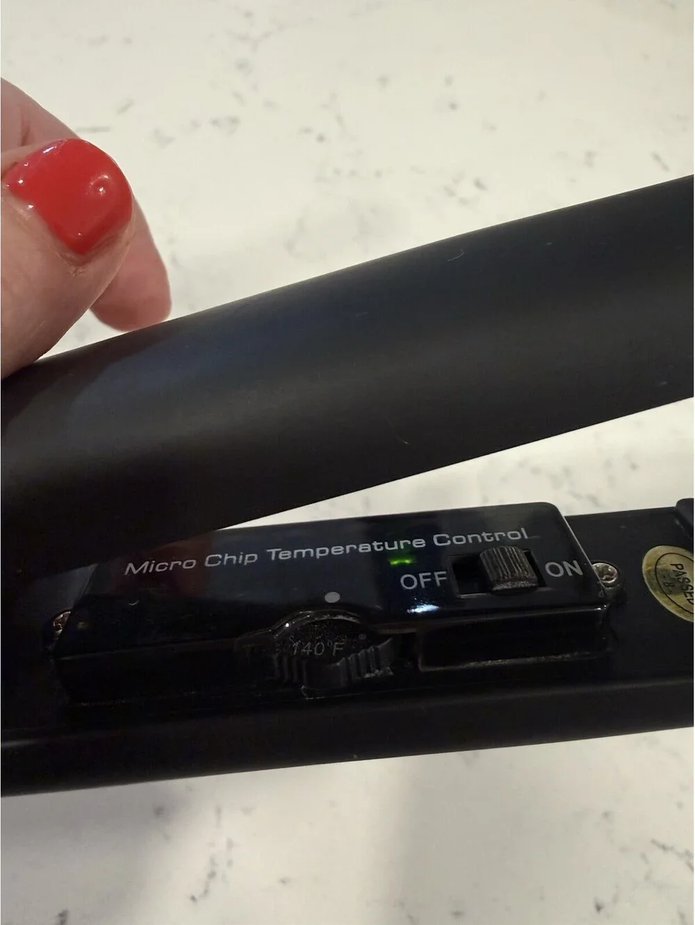 L'ANGE LANGE HS035 Ceramic Flat Iron Hair Straightener Black Works